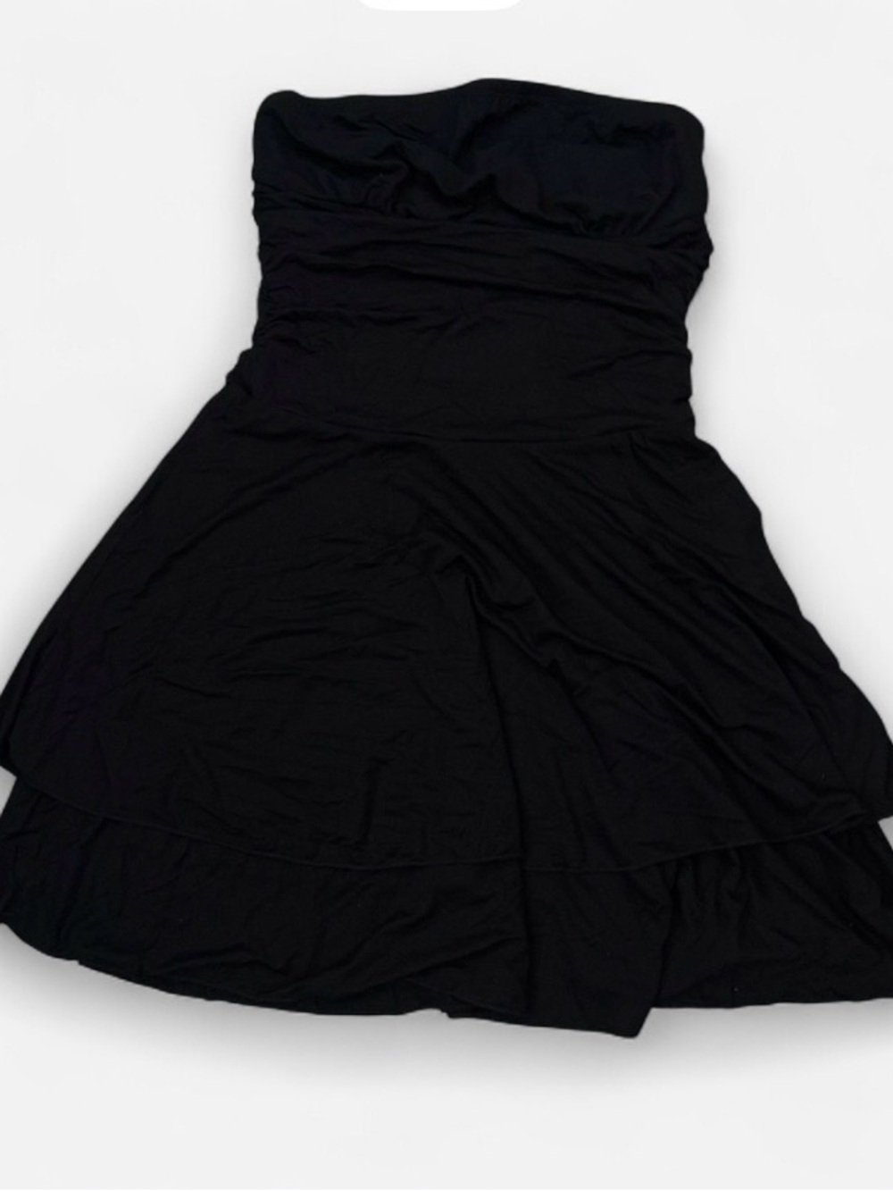 Strapless Black Dress 🌸